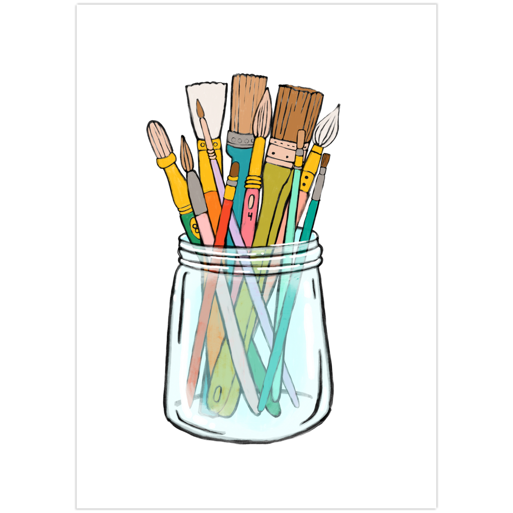 Paintbrushes Art Prints