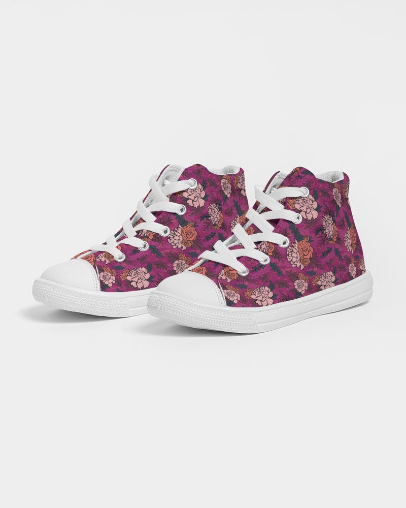 Reina Kids Hightop Canvas Shoe
