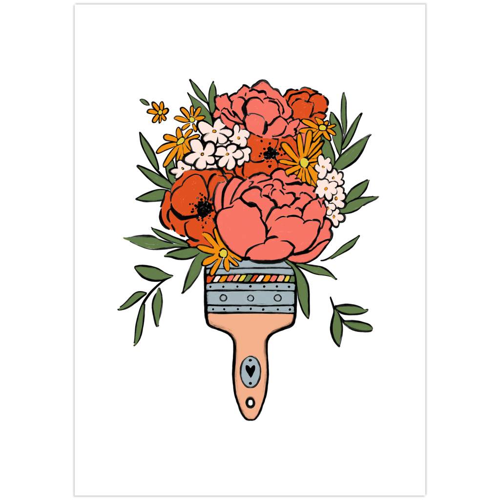 Bloom Where You're Painted Art Print