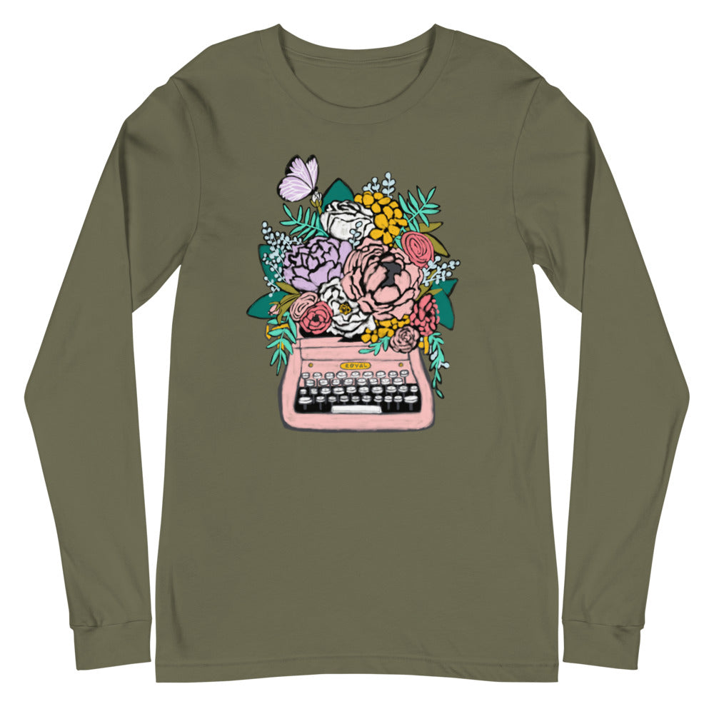 My Soul Speaks In Flowers Unisex Long Sleeve Tee
