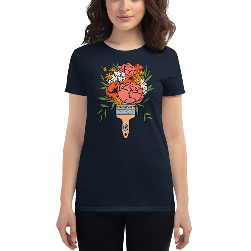 Bloom Where You’re Painted Women's short sleeve t-shirt